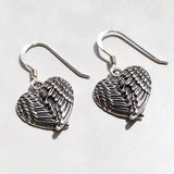 Silver Love Wings Earrings (MC176) by Gexist®