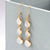 Silver Or Gold Long Moonstone Earrings (MJ750F) by Gexist®