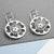 Silver Primrose Earrings (MF460E) by Gexist®