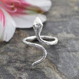 Silver Snake Ring (MB086R) by Gexist®