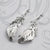 Silver Soft Feather Earrings (MF468E) by Gexist®