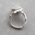 Silver Sugar Rose Ring (MB084R) by Gexist®