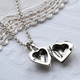 Silver Tiny Heart Locket (MC169) by Gexist®