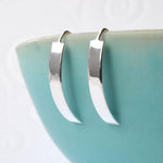 Silver Urban Shield Earrings (MD252E) by Gexist®