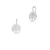 Sleeping earrings with a beautiful tree of life in sterling silver by Gexist®