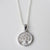 Small Silver Tree Of Life Necklace (ME359P) by Gexist®