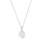 Spiral pendant in sterling silver by Gexist®