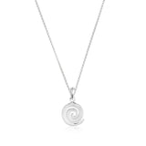 Spiral pendant in sterling silver by Gexist®