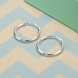 Sterling Silver 1.8cm Hoop Earrings (ME445) by Gexist®