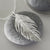Sterling Silver Angelic Feather Necklace (MD313P) by Gexist®