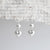 Sterling Silver Ball Heart Earrings (ME402E) by Gexist®
