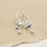 Sterling Silver Ballerina Earrings (MZB73E) by Gexist®