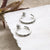 Sterling Silver Bamboo Hoop Earrings (ME496) by Gexist®