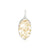 Sterling Silver Bicolor Earrings with Alpine Flowers Pattern by Gexist®