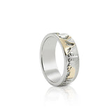 Sterling Silver Bicolor Matterhorn Ring by Gexist®