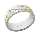 Sterling Silver Bicolor Matterhorn Ring by Gexist®