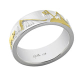 Sterling Silver Bicolor Matterhorn Ring by Gexist®