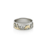 Sterling Silver Bicolor Matterhorn Ring by Gexist®