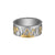 Sterling Silver Bicolor Matterhorn and Swiss Flag Ring by Gexist®