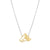 Sterling Silver Bicolor Necklace with Matterhorn motif by Gexist®