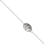 Sterling Silver Bracelet with Poya Pattern by Gexist®