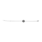 Sterling Silver Bracelet with flat profile Edelweiss Pattern by Gexist®