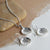 Sterling Silver Bubble Dish Earrings (MF493E) by Gexist®