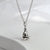 Sterling Silver Buddha Konasana Necklace (MQ1051) by Gexist®