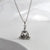 Sterling Silver Buddha Konasana Necklace (MQ1051) by Gexist®