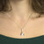 Sterling Silver Calla Lily Necklace (MB067P) by Gexist®