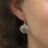 Sterling Silver Celtic Dara Knot Earrings (MC239) by Gexist®
