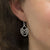 Sterling Silver Celtic Knot Teardrop Earrings (MC229) by Gexist®
