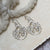 Sterling Silver Celtic Knot Teardrop Earrings (MC229) by Gexist®