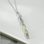 Sterling Silver Chakra Neckalce (MC264P) by Gexist®