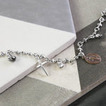 Sterling Silver Chapter Charm Bracelet (MZA006) by Gexist®