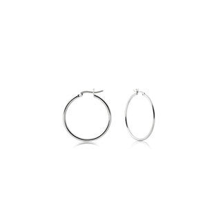Sterling Silver Creole Earrings by Gexist®