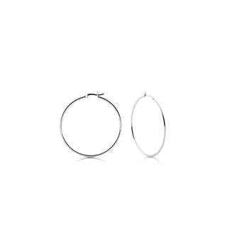 Sterling Silver Creole Earrings by Gexist®