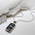 Sterling Silver Crumpled Silk Necklace (MD275) by Gexist®