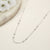 Sterling Silver Delicate Boxes Necklace (MV1305N) by Gexist®