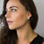 Sterling Silver Designer Round Pearl Stud Earrings (MD316E) by Gexist®