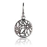 Sterling Silver Earring with filigree Edelweiss design by Gexist®