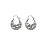 Sterling Silver Earrings with Multi Edelweiss Pattern by Gexist®