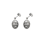 Sterling Silver Earrings with Poya Pattern by Gexist®