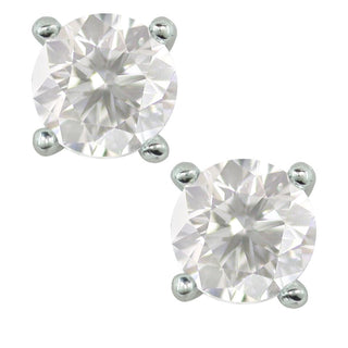 Sterling Silver Earrings with Swiss Stone Cristal Quartz by Gexist®