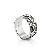 Sterling Silver Edelweiss Ring by Gexist®