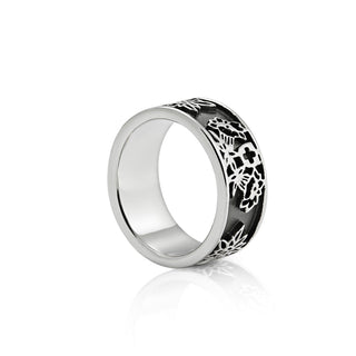 Sterling Silver Edelweiss Ring by Gexist®