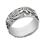 Sterling Silver Edelweiss Ring by Gexist®
