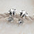Sterling Silver Elephant Two Way Stud Earrings (MM902E) by Gexist®