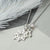 Sterling Silver Fire Star Necklace (MF513P) by Gexist®