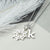 Sterling Silver Fire Star Necklace (MF513P) by Gexist®